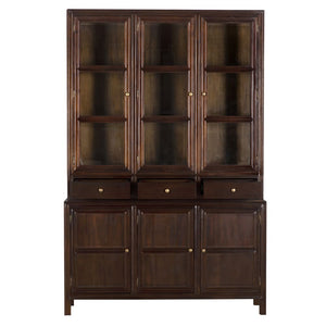 Colonial Hutch, Hand Rubbed Brown