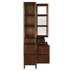 Colonial Hutch, Hand Rubbed Brown