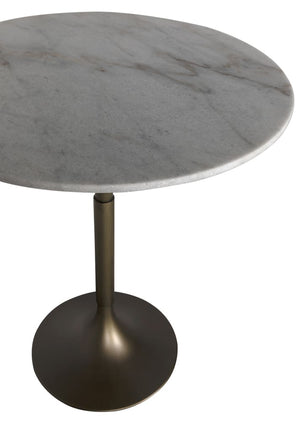 Jman Bar Table, Aged Brass