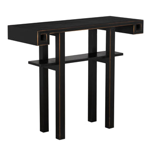 Uomo Console, Hand Rubbed Black