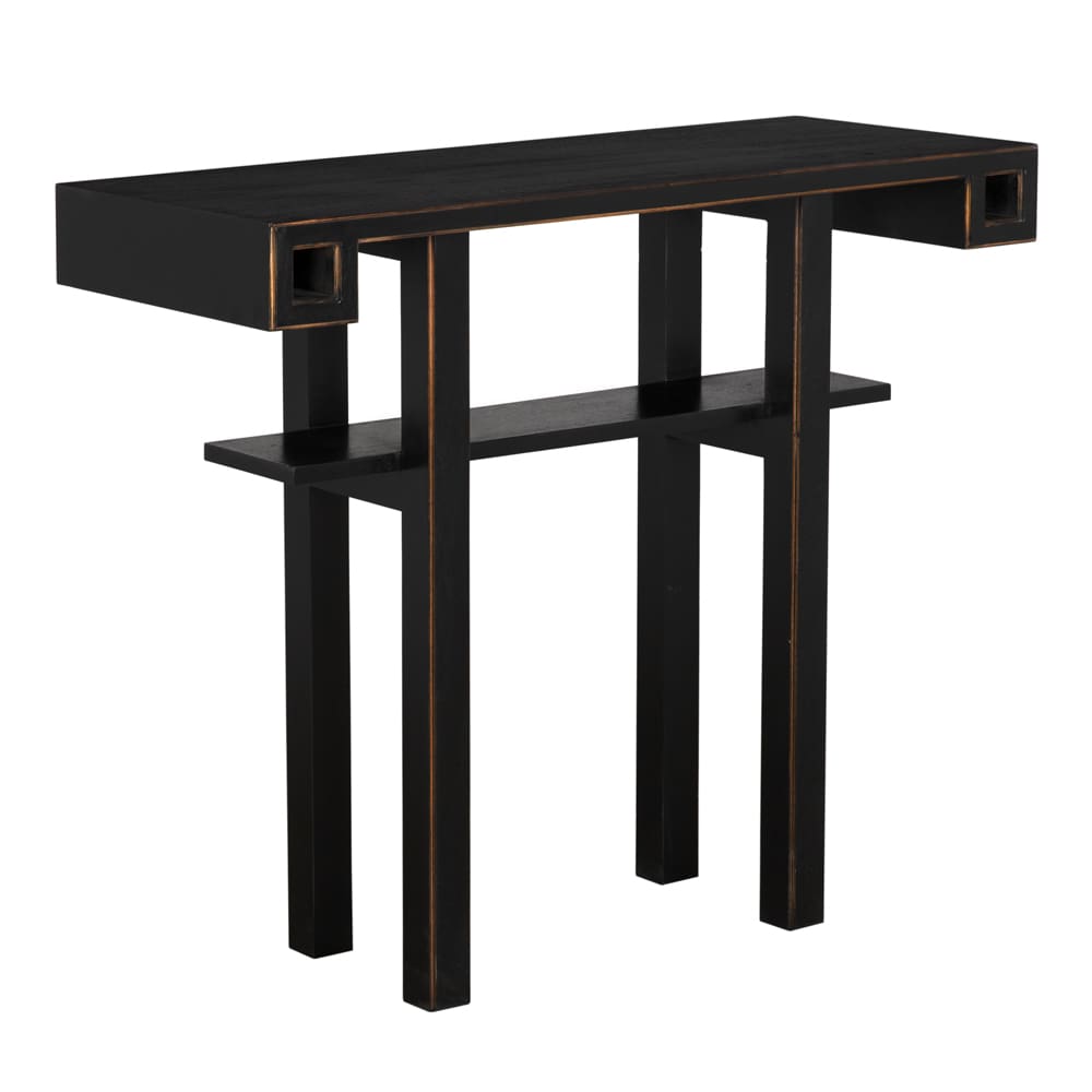 Uomo Console, Hand Rubbed Black