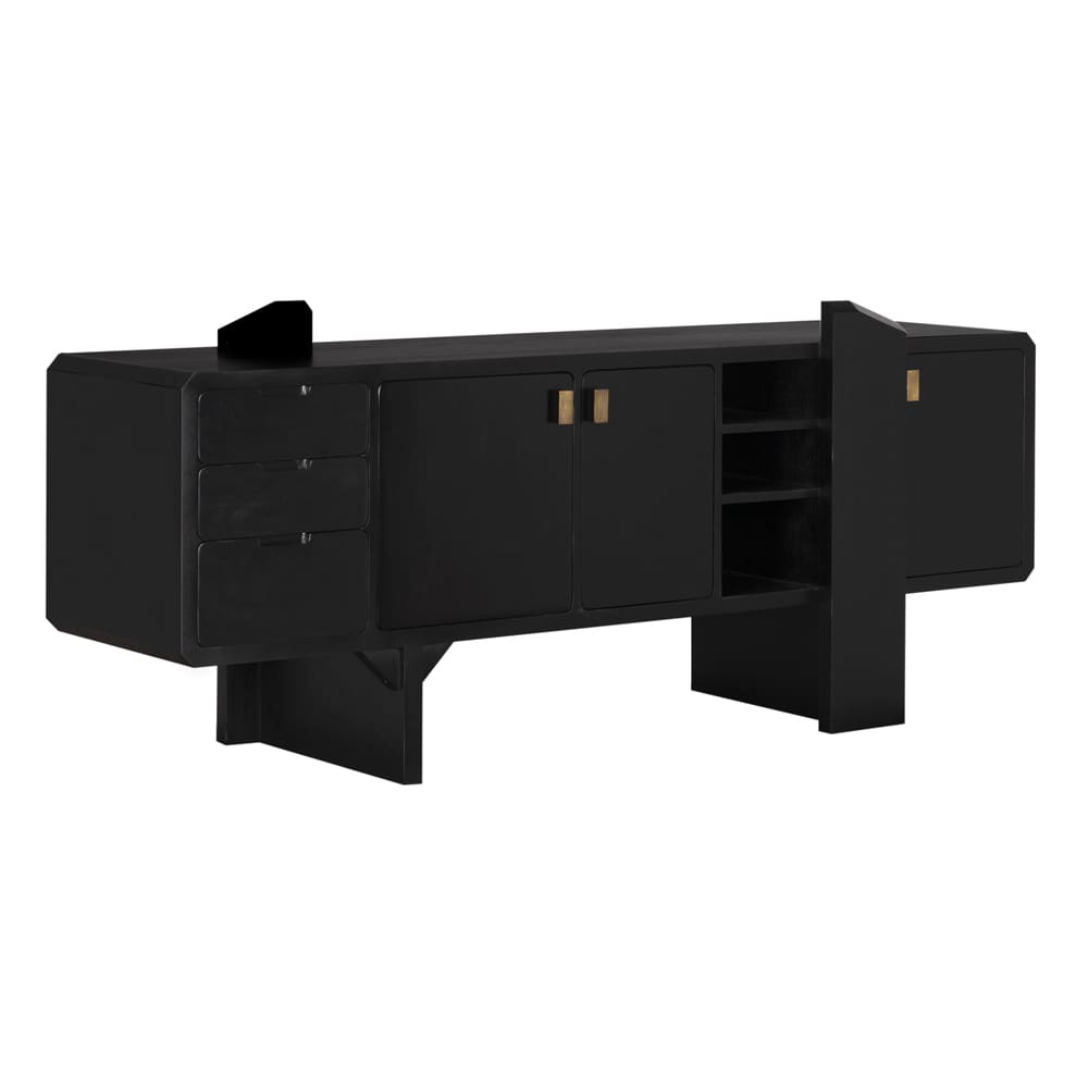 Dallas Sideboard, Hand Rubbed Black