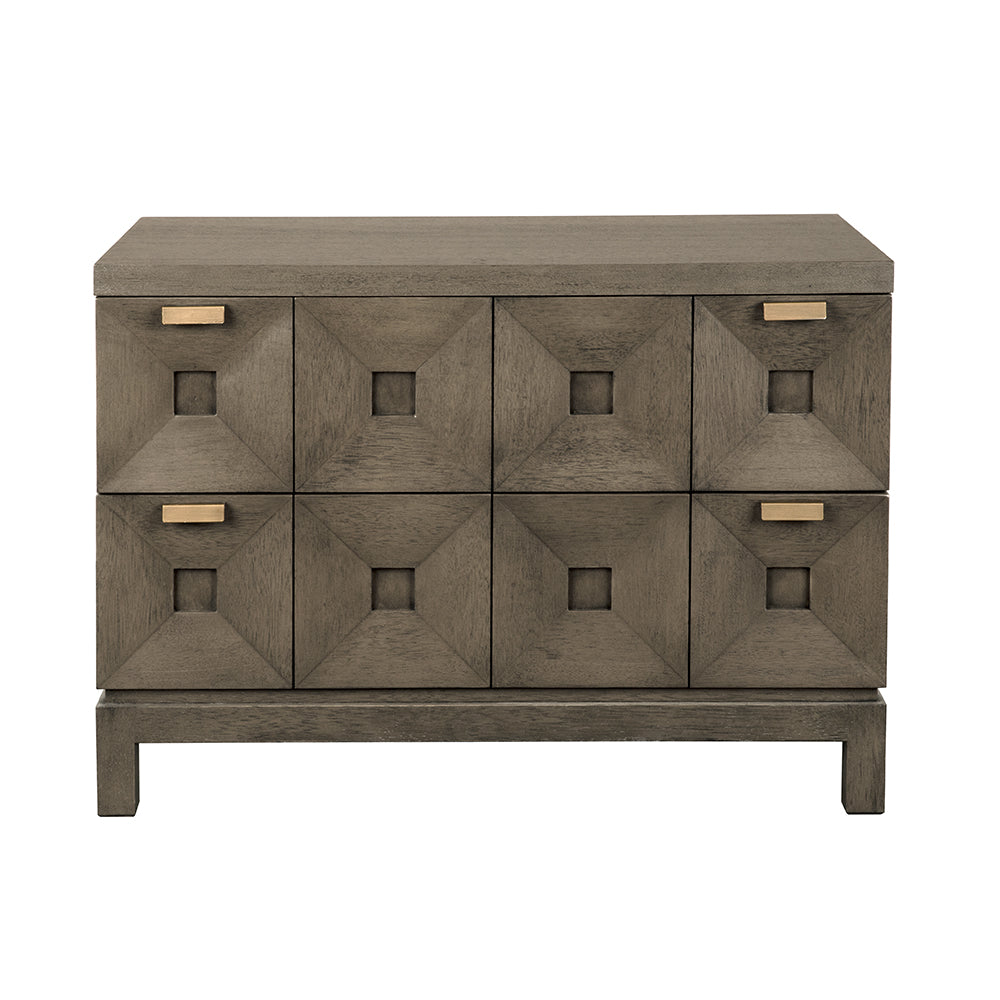 Musashi 2 Drawer, Large, Greige Walnut