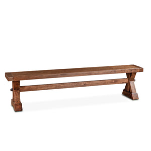 Aspen 82" Bench with Earth Finish