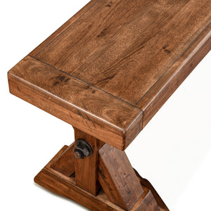 Aspen 82" Bench with Earth Finish