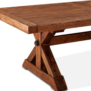 Aspen 88-100" Extension Table with Earth Finish