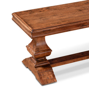 Charlotte 82" Bench in Earth Finish