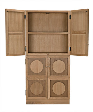 Wellington Hutch, White Oak
