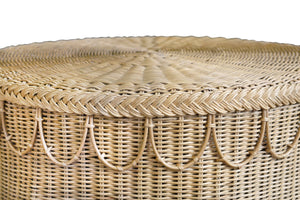 Giada Coffee Table in Natural Woven Rattan