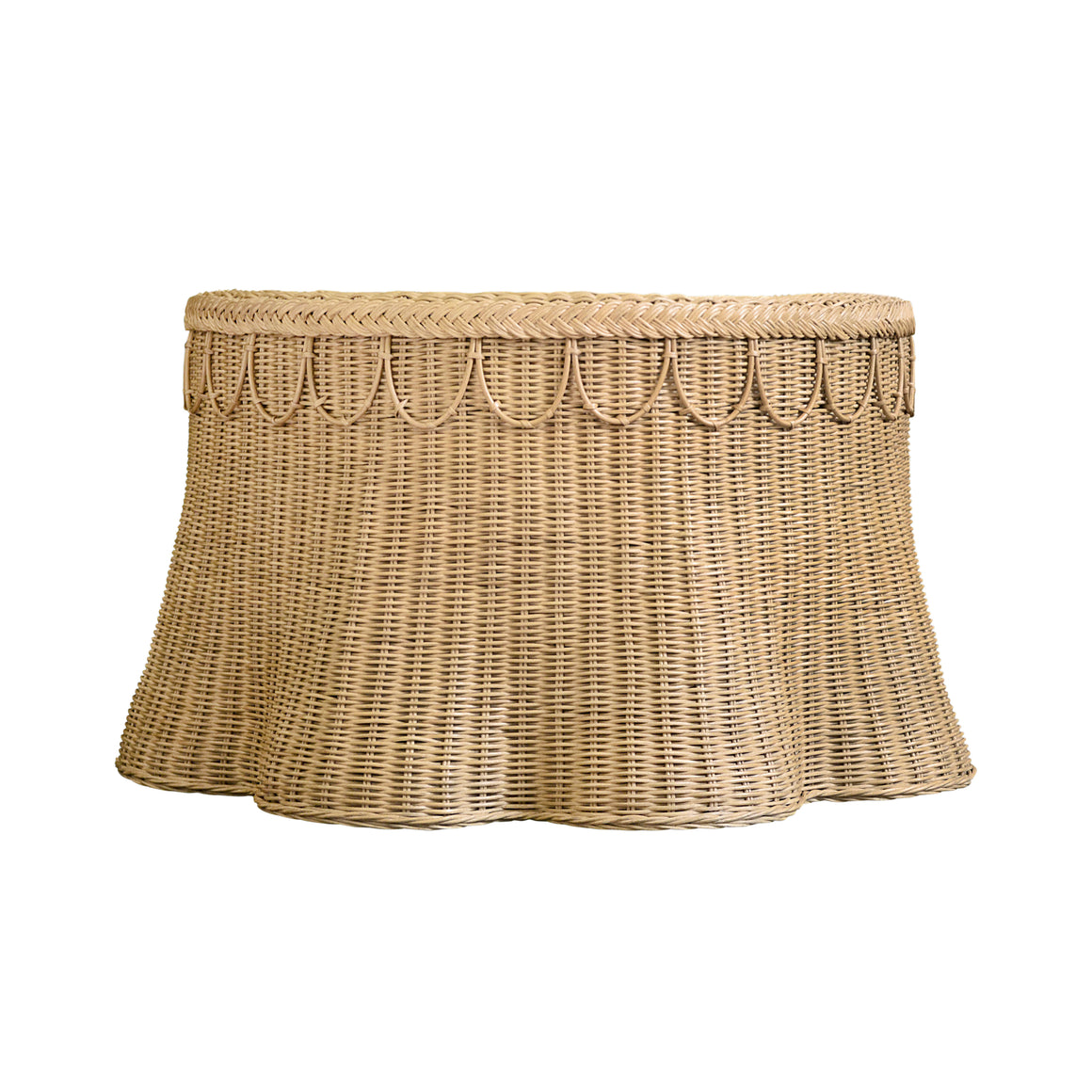 Giada Coffee Table in Natural Woven Rattan