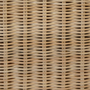 Giselle Rattan Side Table with with Glass Top