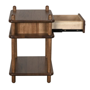 Keller Side Table, Dark Walnut