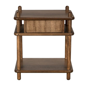 Keller Side Table, Dark Walnut
