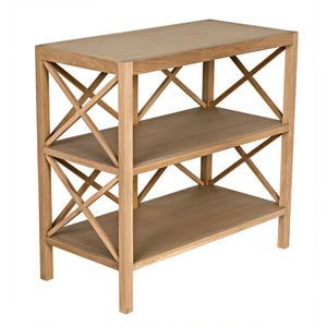 Nikolai Side Table, White Oak