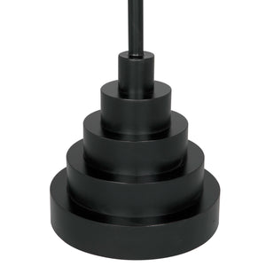 Nova Round Side Table, Matte Black