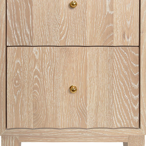 Hammond Side Table in Cerused Oak