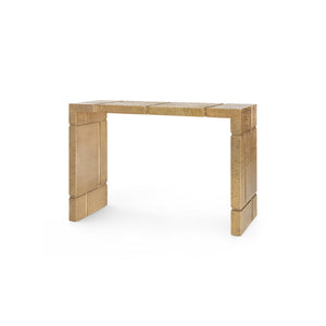 Hollis Console Table, Antique Brass | Hollis Collection | Villa & House