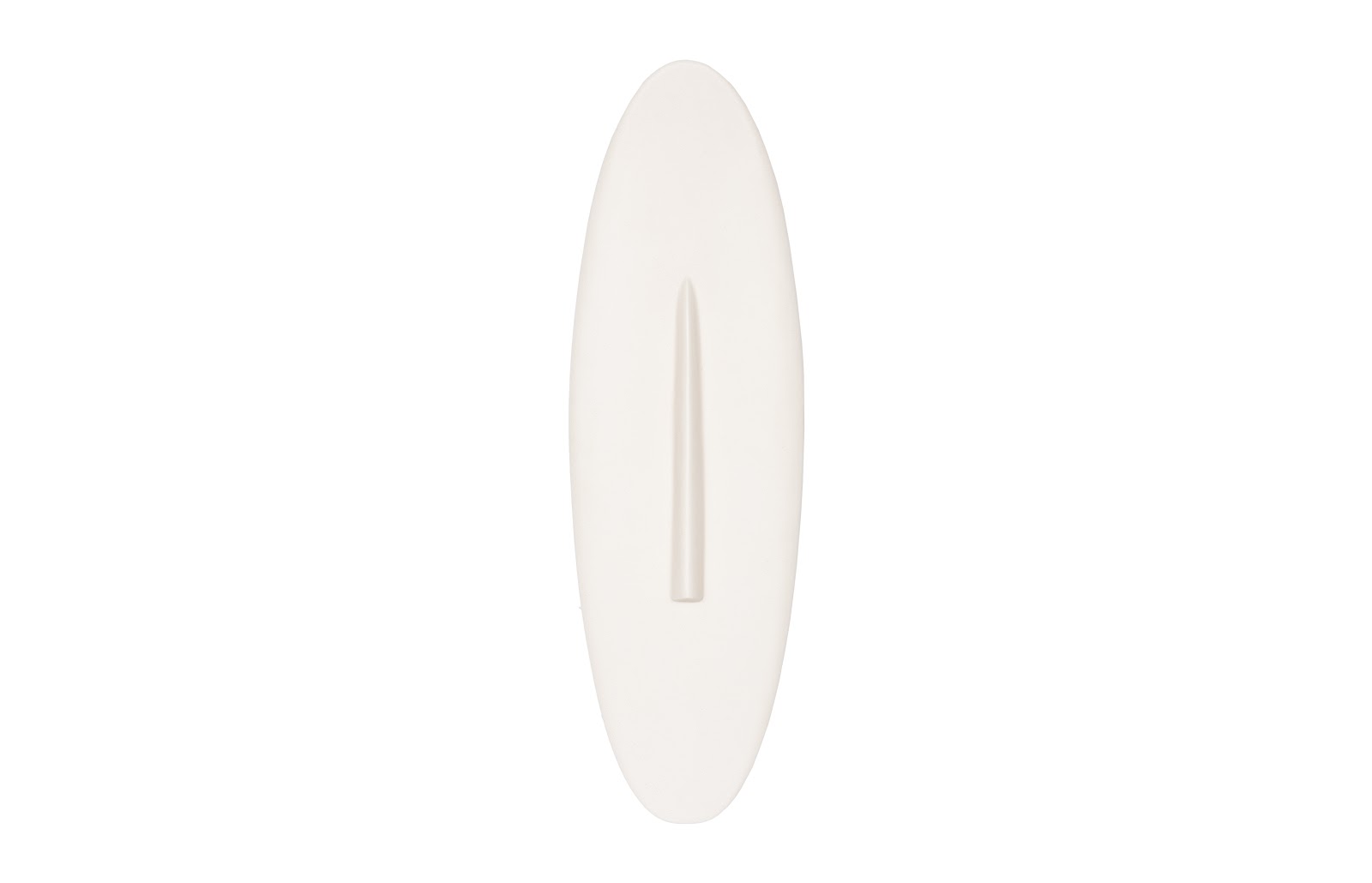 Cycladic Oval Wall Decor, Resin, Off White