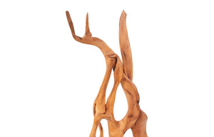 Mahogany Wood Sculpture, Table Top, Size, Shape, Styles Vary