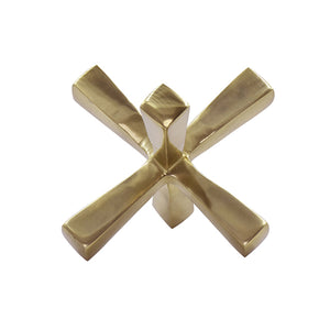 Jacky Sculpture in Shiny Brass