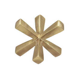 Jacky Sculpture in Shiny Brass