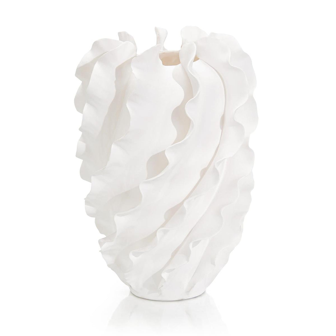 Flirren Vase, Large White