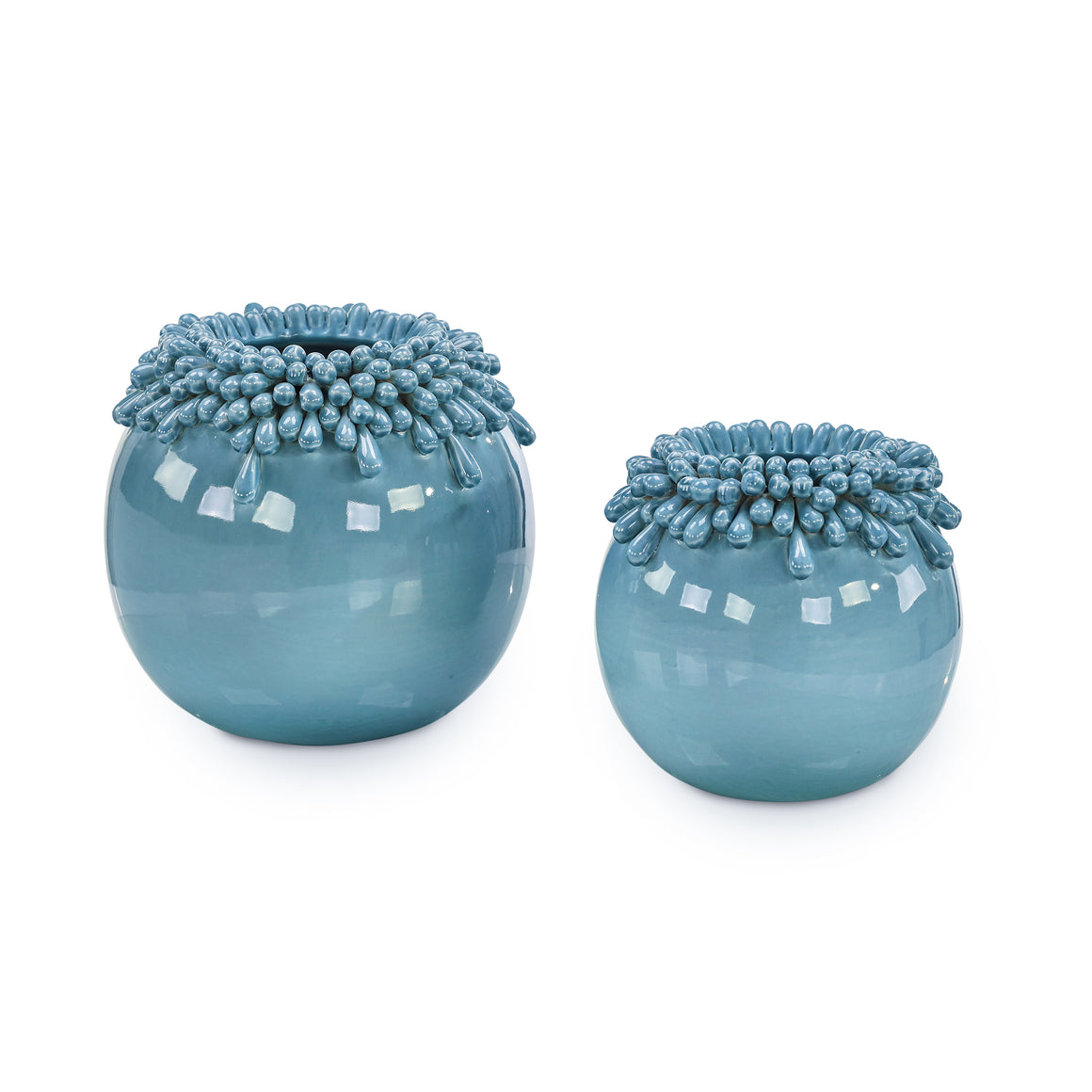 Brigid Vases, Set of 2 Blue