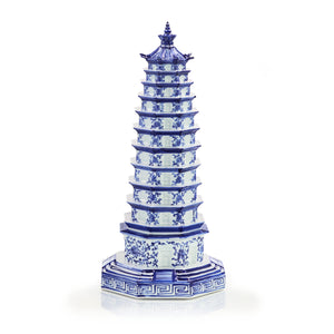 Pagoda Sculpture, Large White