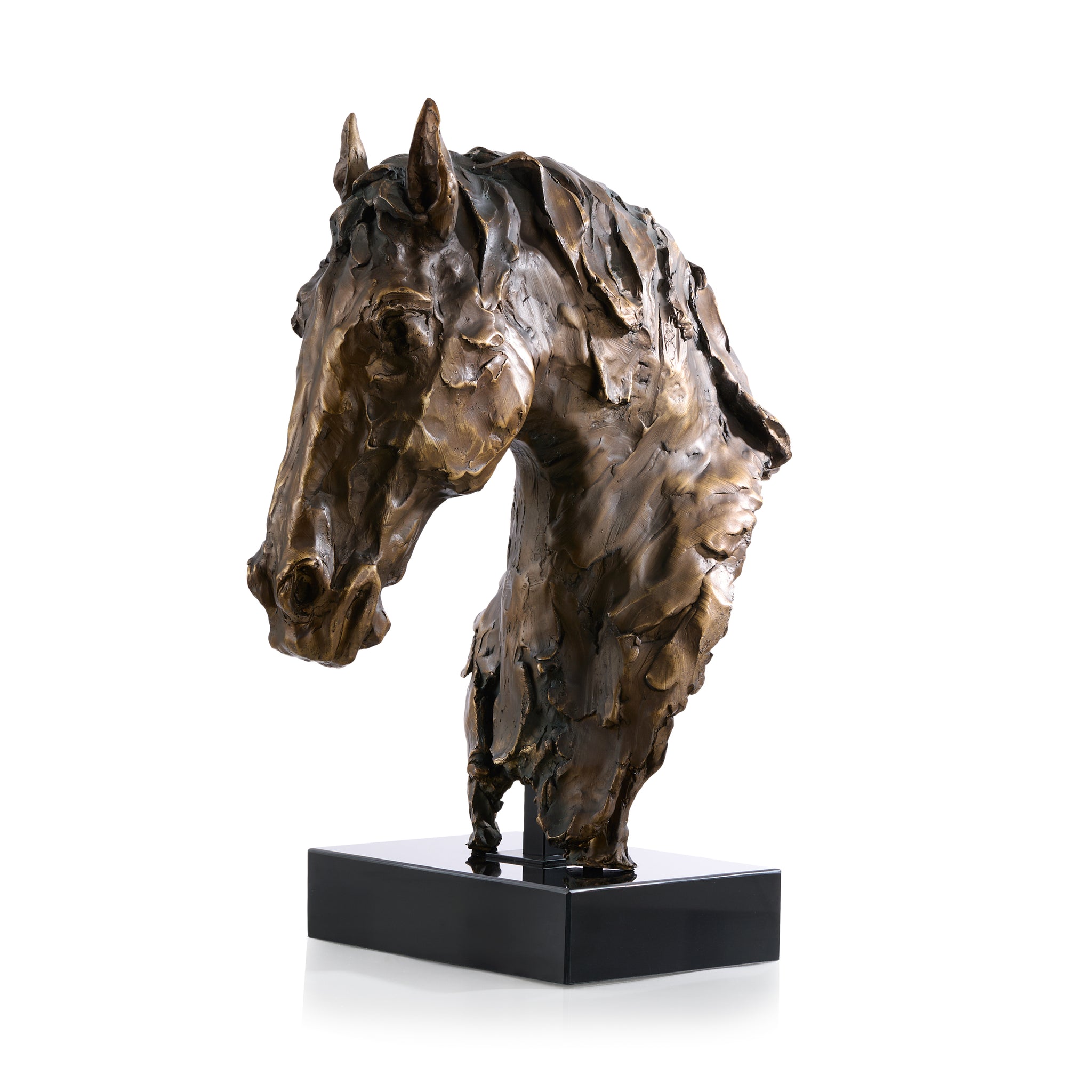Horse Bust on Marble