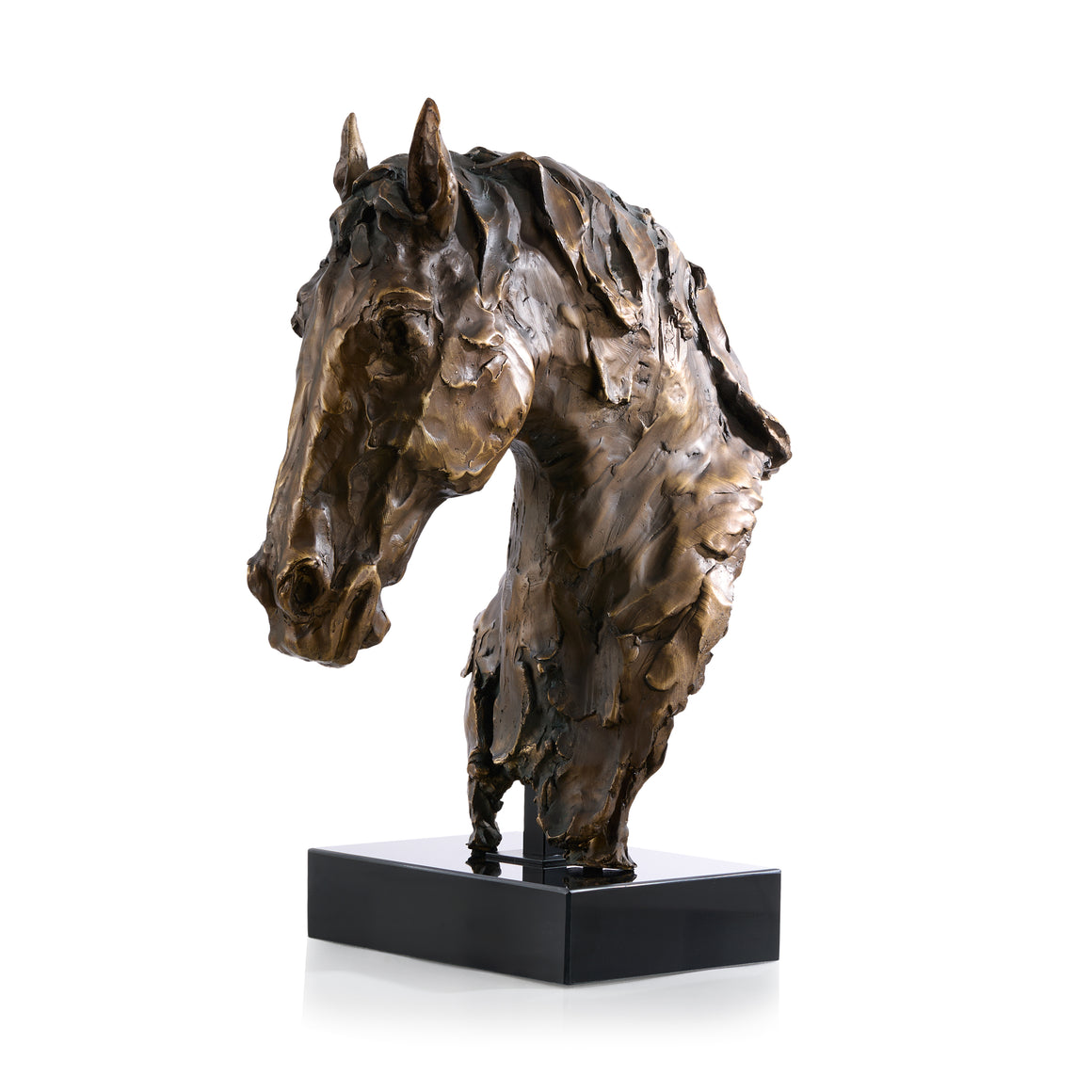 Horse Bust on Marble