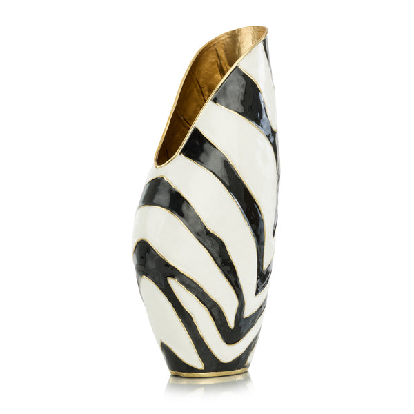 Origo Vase, Large Black and White - Scenario Home