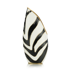 Origo Vase, Small Black and White
