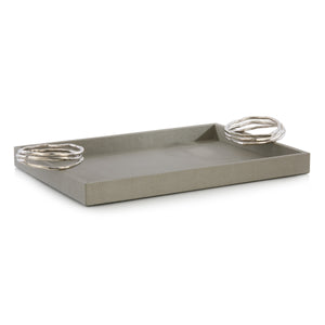 Silver Coil Tray