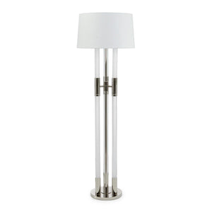 Troika Floor Lamp, Nickel