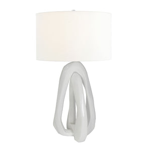 Terrene Table Lamp, White