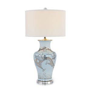 Dueling Dragons Table Lamp