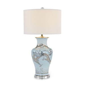 Dueling Dragons Table Lamp