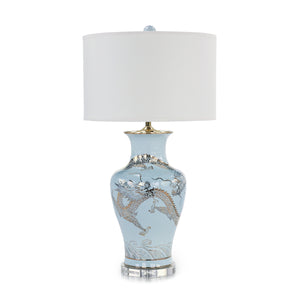 Dueling Dragons Table Lamp