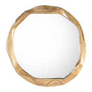 Round Ruga Mirror, Small Gold
