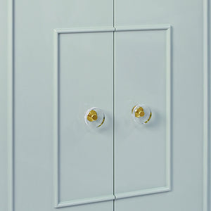 Judd Light Blue Lacquer Cabinet