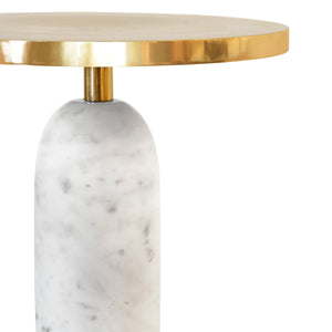 Keller Round Marble Side Table