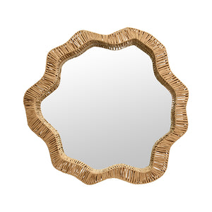 Komodo Mirror in Natural Rattan Frame