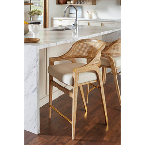 Counter Stool in Natural | Edward Collection | Villa & House