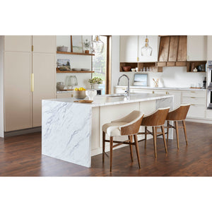 Cape Lilac Mahogany Counter Stool - Driftwood | Orion Collection | Villa & House