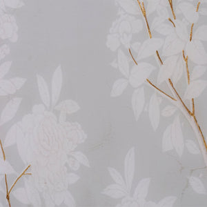 Garland Floral Accent Side Table, Dove