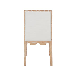 Lanister Dining Chair in Cerused Oak