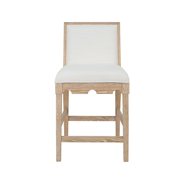 Lanister Counter Stool in Cerused Oak