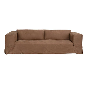 Plato Sofa, Orris Brown Leather
