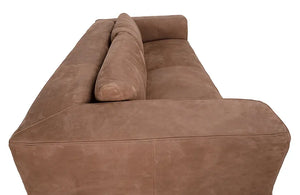 Plato Sofa, Orris Brown Leather
