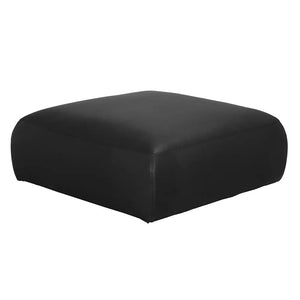 Augustus Modular Sofa, Middle, Santosa Matte Black Leather
